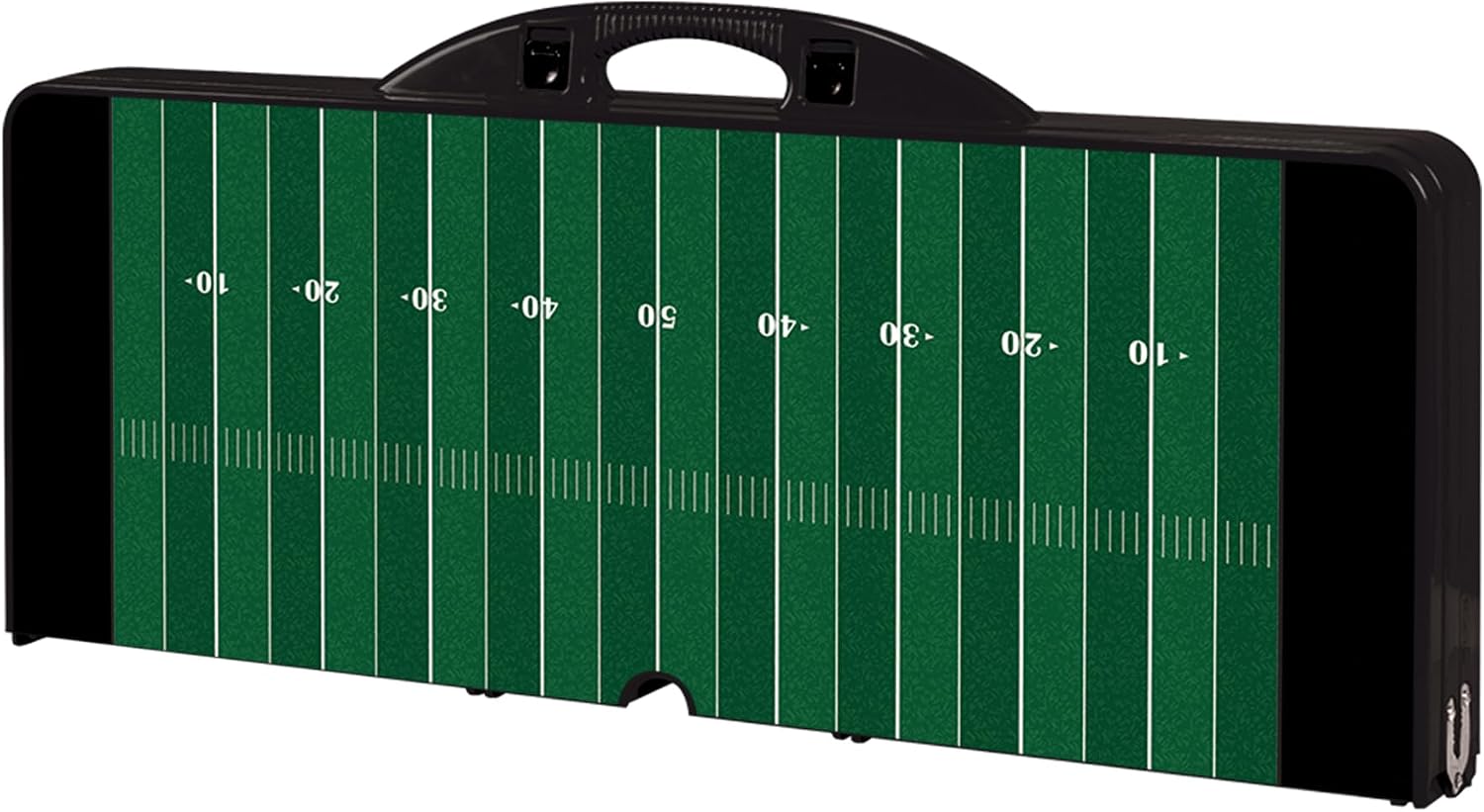 PICNIC TIME NFL Portable Soft Top Travel Table, Black