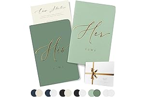 Wedding Vow Book for Her and His: Memories for a Lasting Relationship