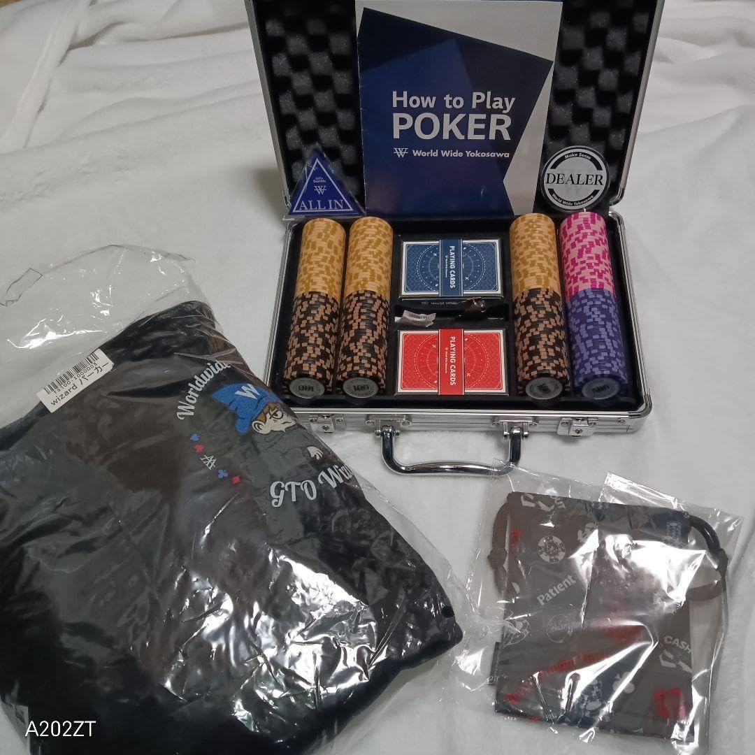 世界のヨコサワ　ポーカーセット+パーカー 限定 世界のヨコサワ パーカー 巾着袋 ポーカーセット 新作グッズの