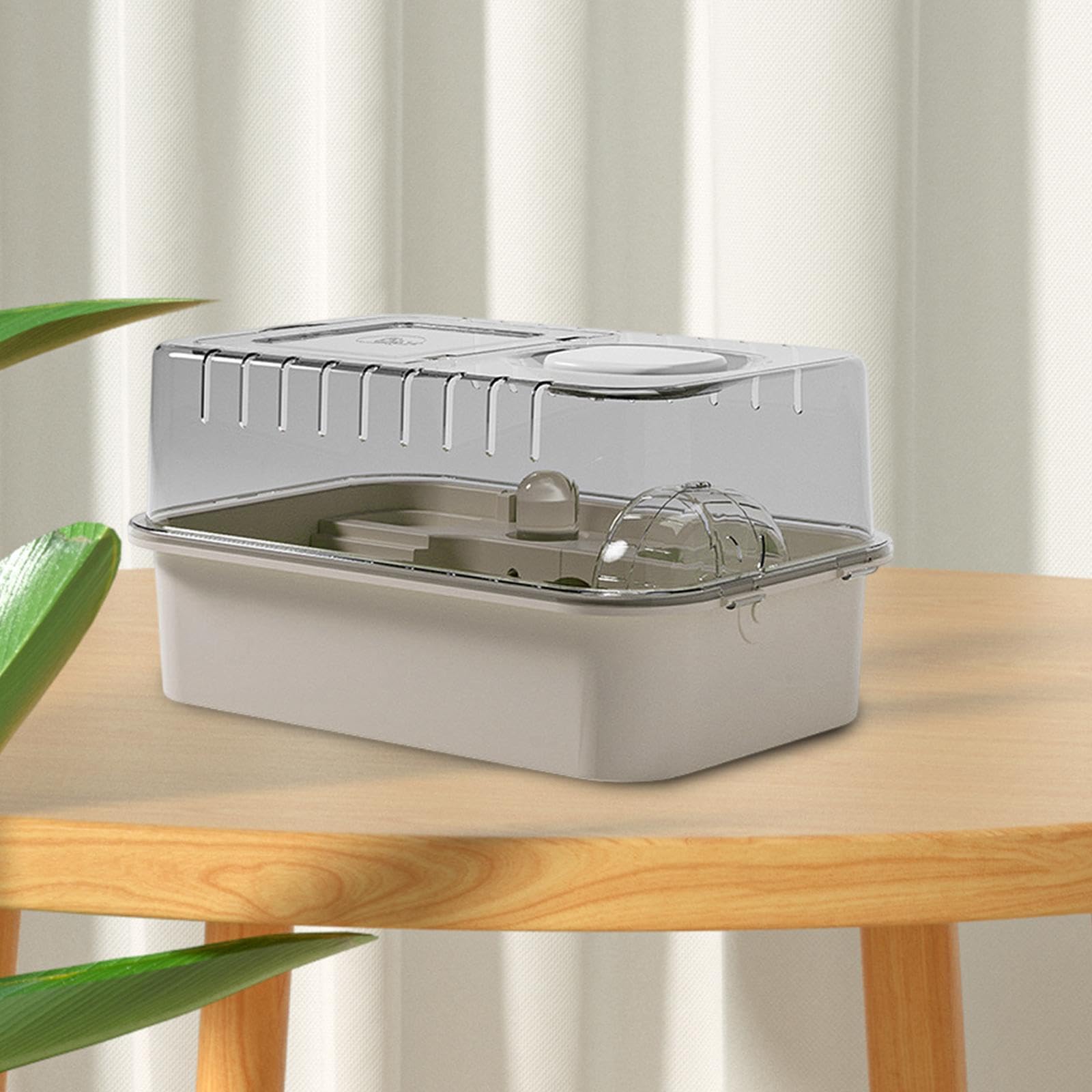 Cage à Hamster avec Ventilation, Toit ouvrant, Grande Taille, en Acrylique, pour Lapins, hérissons et Autres Animaux de Compagnie. Cage Portable en