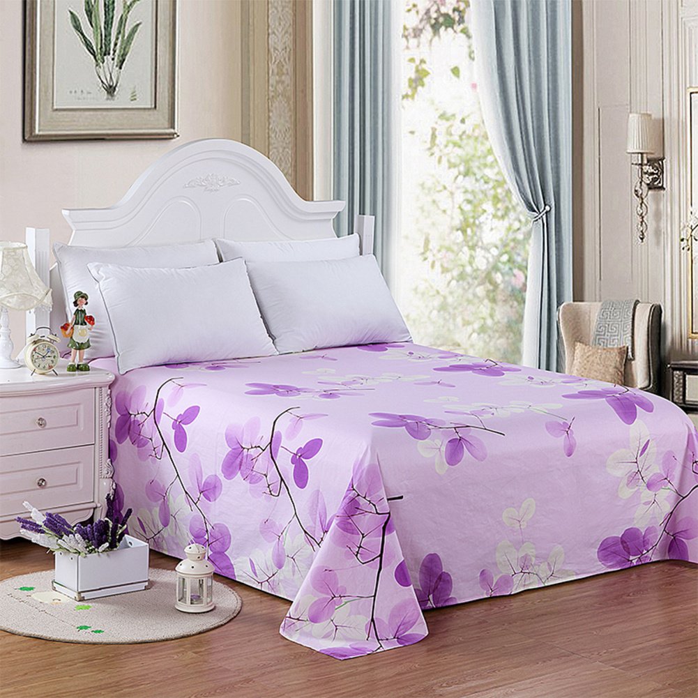Feuilles de coton anti-usure grand drap en sergé de coton double 200x230