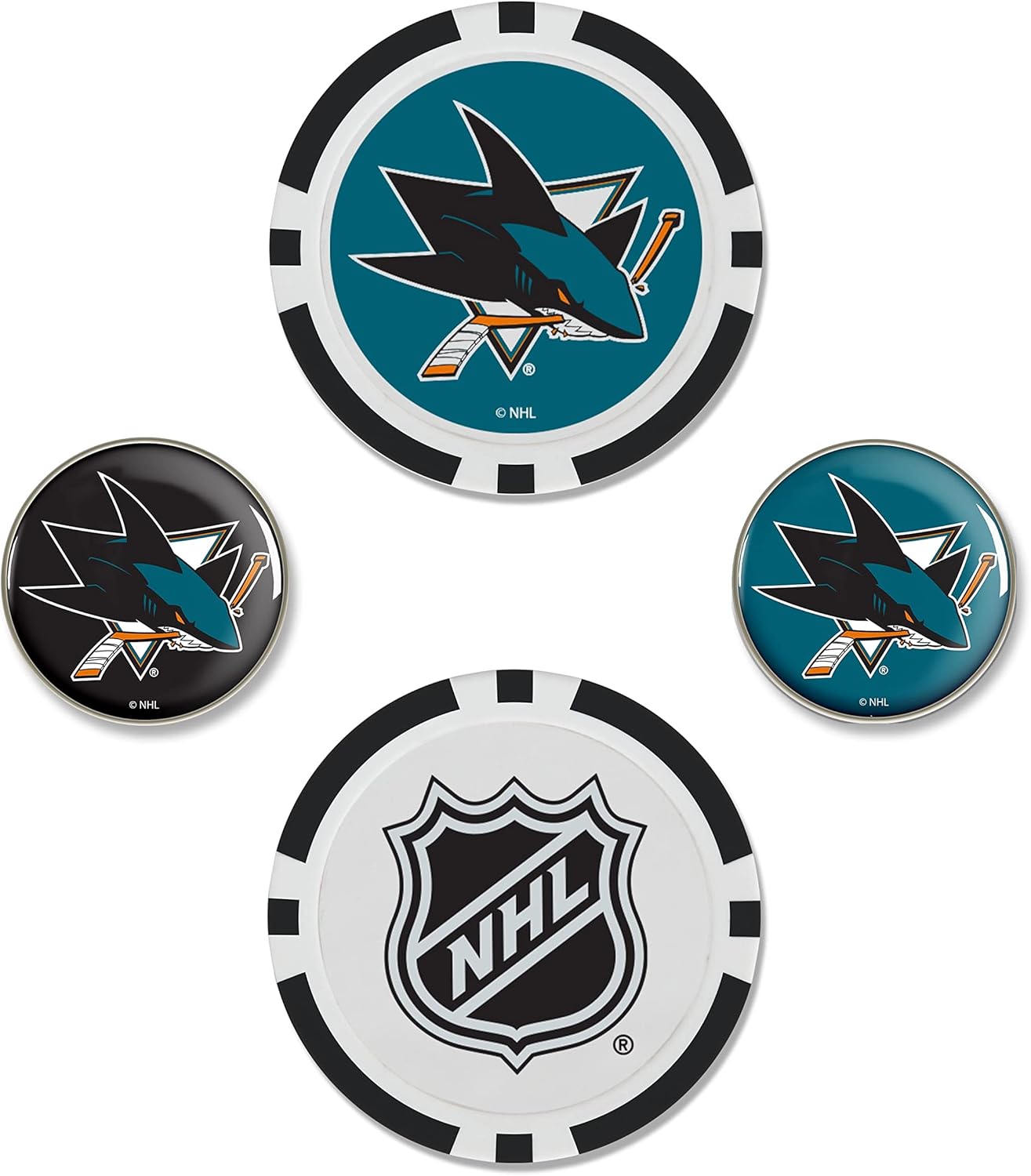 Team Effort NHL Unisex-Adult Ball Marker Set NHL