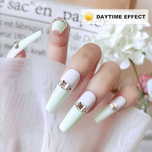 Miniatura 2 de Esmalte de uñas en gel que brilla en la oscuridad, translúcido que cambia de color, 0.5 onzas líquidas, capa superior de neón para arte de uñas para