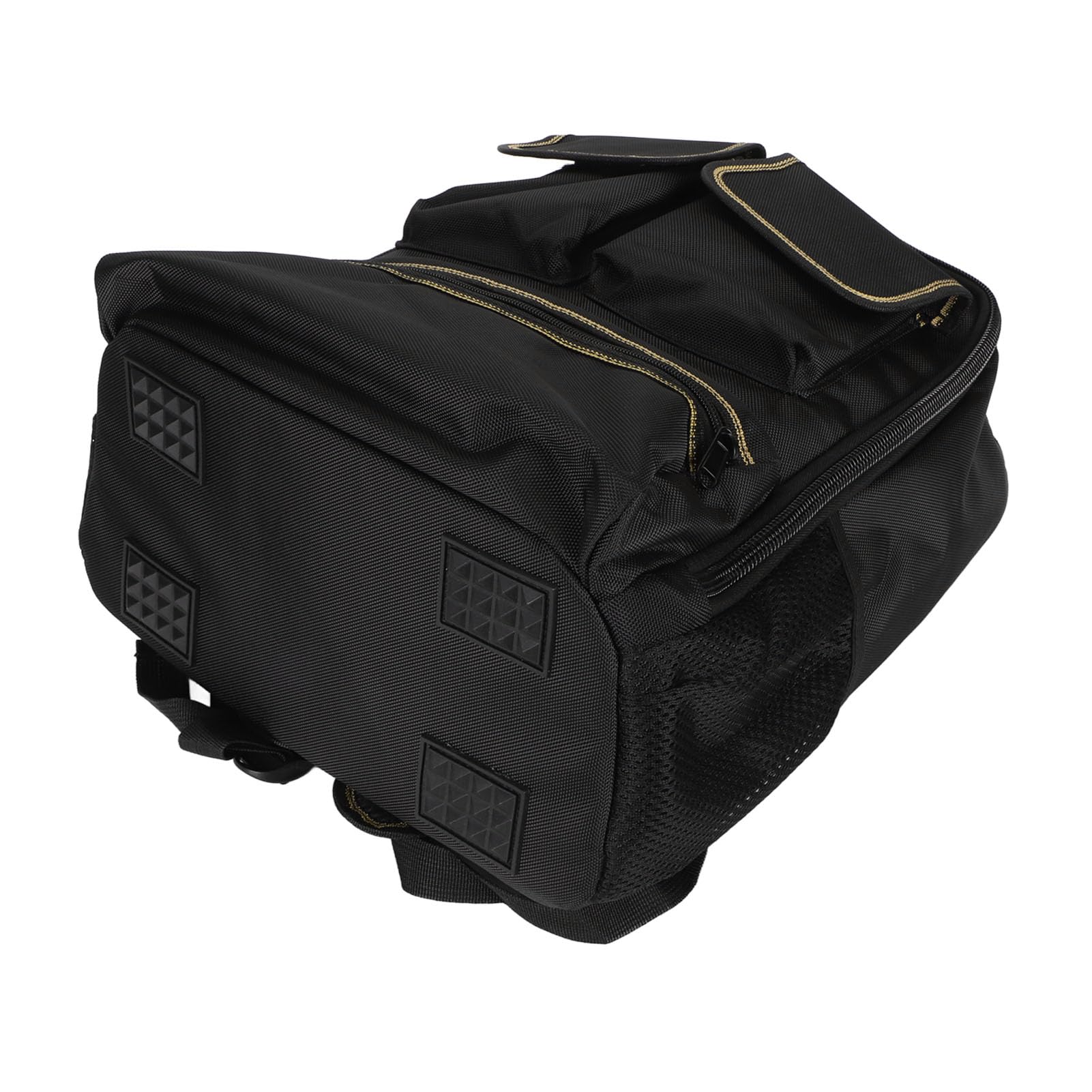 Hyuduo Sac à Dos à Outils Sac à Outils en Tissu Oxford à Dos d'électricien Multifonction pour les Techniciens de Maintenance avec Rangement du Matériel et Conception de Transport Portable