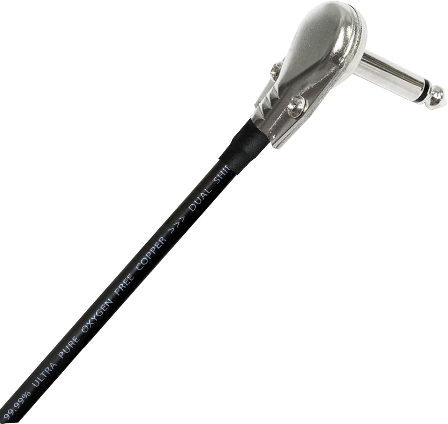 Buy 6 Units 6 Inch Audioblast Hq 1 Ultra Flexible Dual Shielded 100 Instrument Effects Pedal Patch Cable W Inch 6 35mm Low Profile R A Pancake Type Ts Connectors