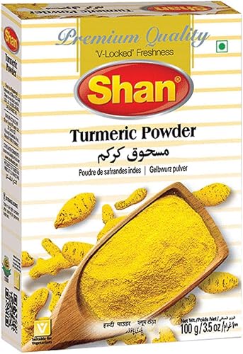 Shan Turmeric Powder, Premium Quality, V-locked Freshness, 100g