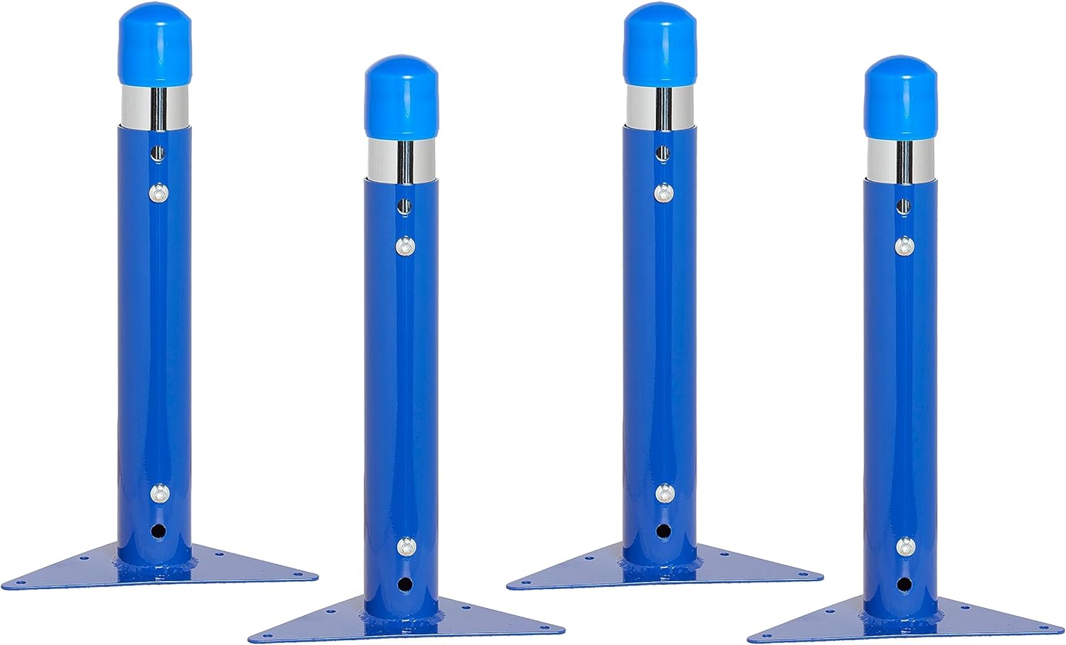 Factory Direct Partners Replacement Chunky Toddler Legs for FDP Activity Tables, Adjustable Height 15-24 inches, Includes Legs and Hardware ONLY (4-Pack) - Red, 11542-RD