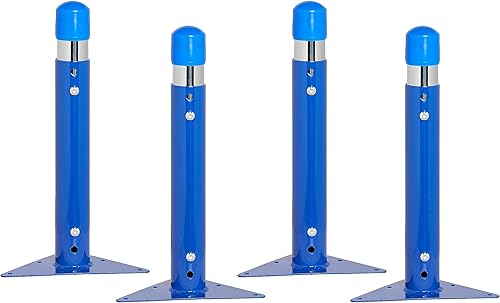 Factory Direct Partners Patas gruesas de repuesto para mesas de actividad FDP, altura ajustable de 15 a 24 pulgadas, incluye patas y accesorios solo