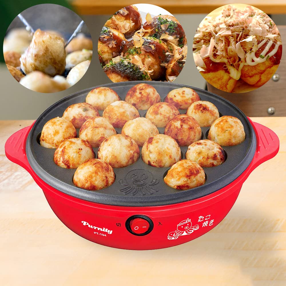 たこ焼き器 Amazon | iimono117 たこ焼き器 18穴 フッ素コーティング 簡単お