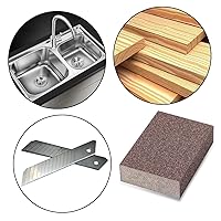 Vista 4 de Paquete de 6 esponjas de lijado, bloques de lijado de paneles de yeso, 6 granos por paquete (60/80/120/180/220), bloque de papel de lija lavable