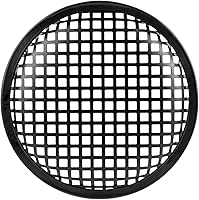 Vista 2 de 4 pares de parrillas de gofres de metal para subwoofer de 10 pulgadas, protector universal para cubierta de altavoz