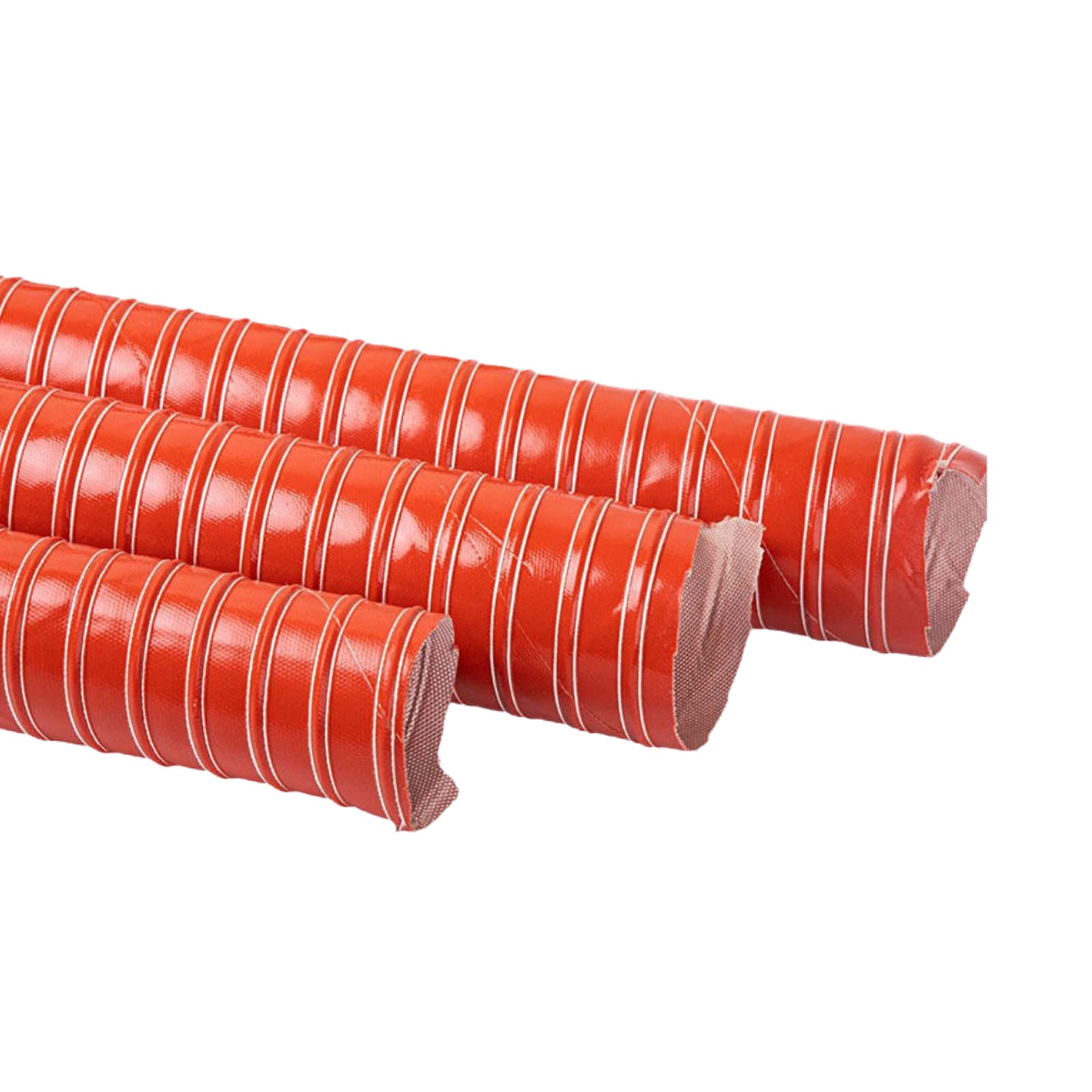 Manguera ExtraccióN Flexible​,Tubo Salida Gases Calentador,Tubo Flexible Campana Extractora,Tubo Extractor De Aire Acondicionado,Conducto De Aire De Silicona Resistente Al Calors