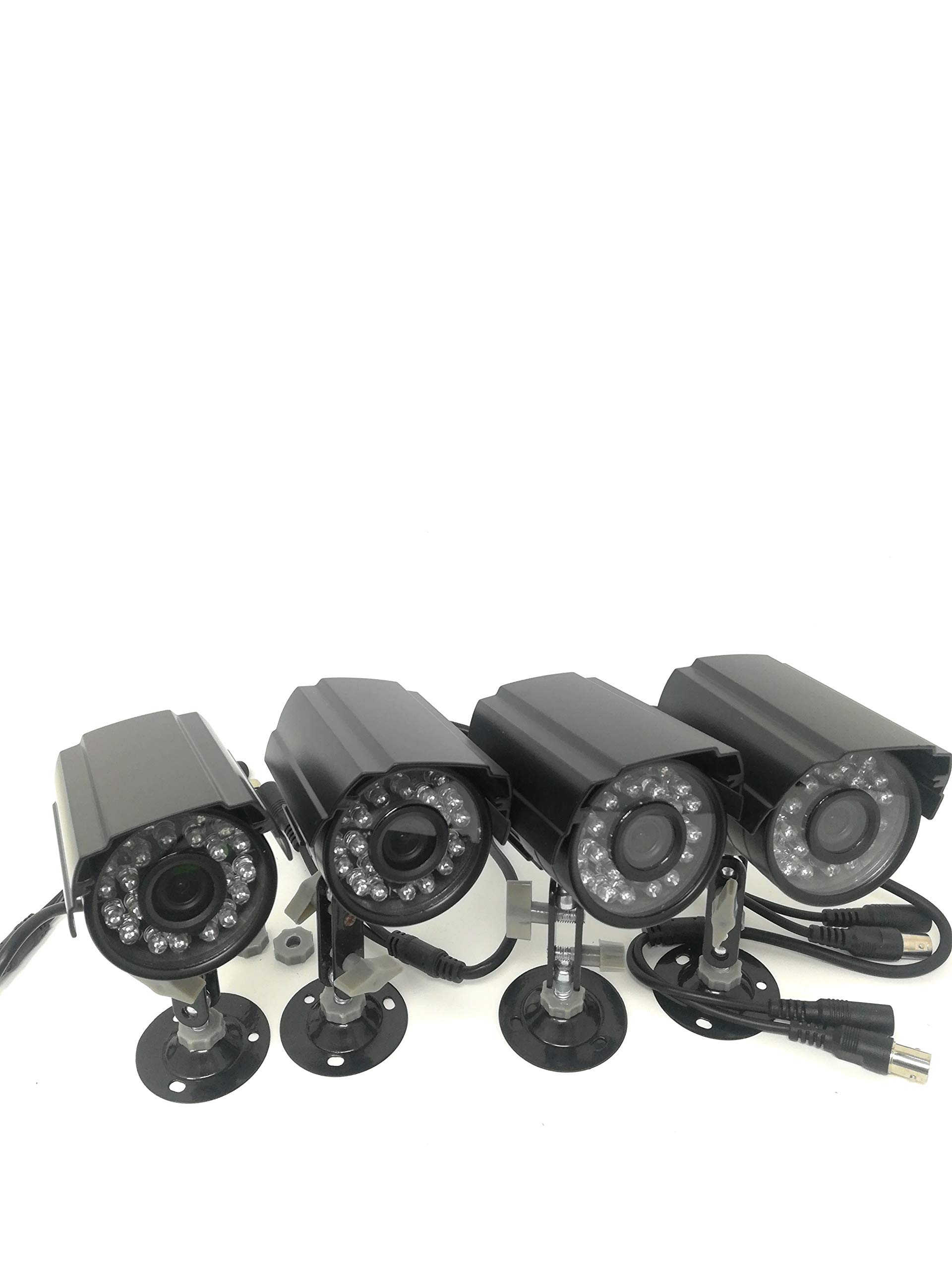 TEMPO DI SALDI Kit Videosorveglianza 4 Canali Telecamere Infrarossi Dvr Alimentatori Prolunghe