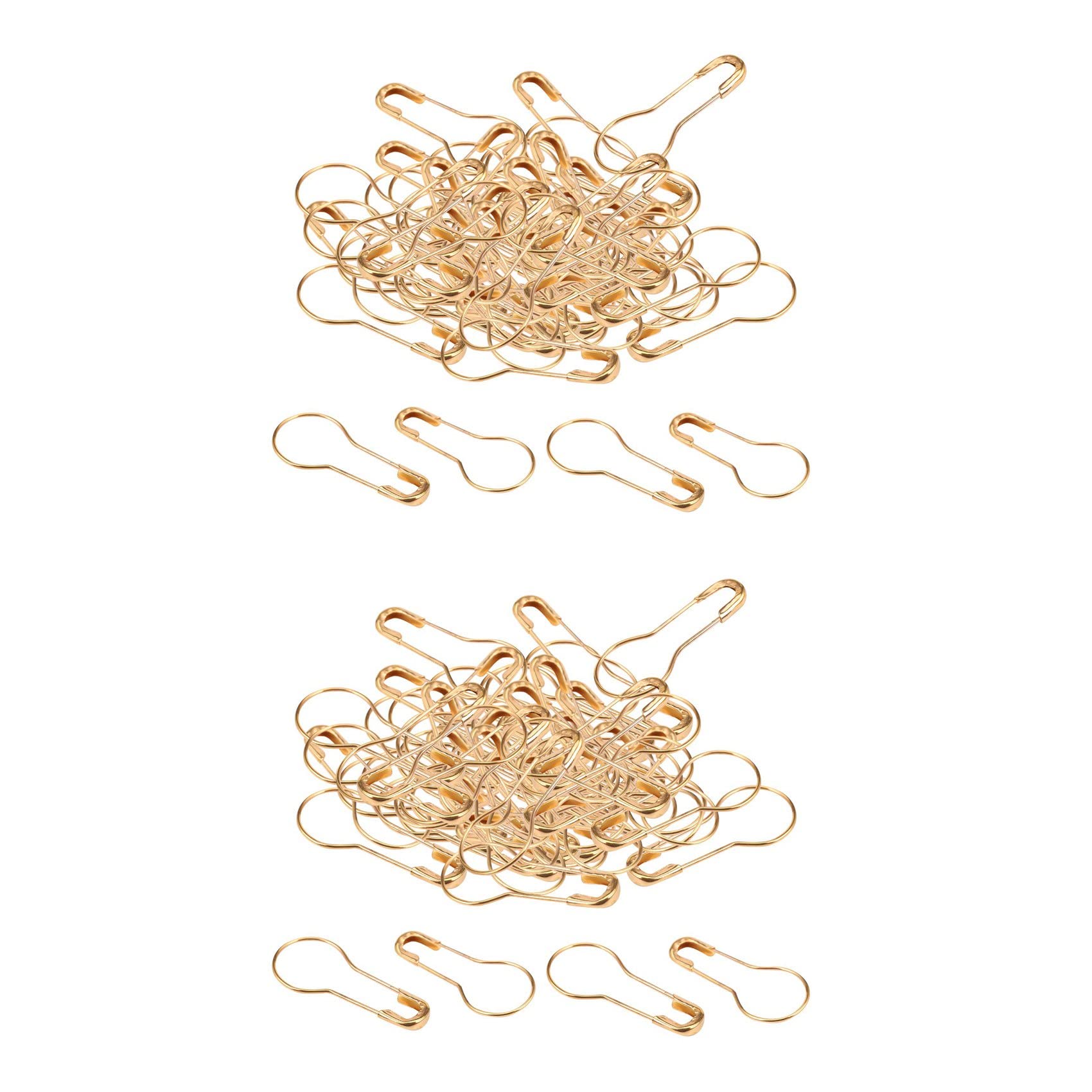 Hndhbfgrt Gourd Hooks Calabash Shape Safety Pins Swing Tag 200 Pcs