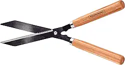 Tramontina Tesoura Para Cerca Viva/grama, Lâminas Serrilhadas, Cabo De Madeira