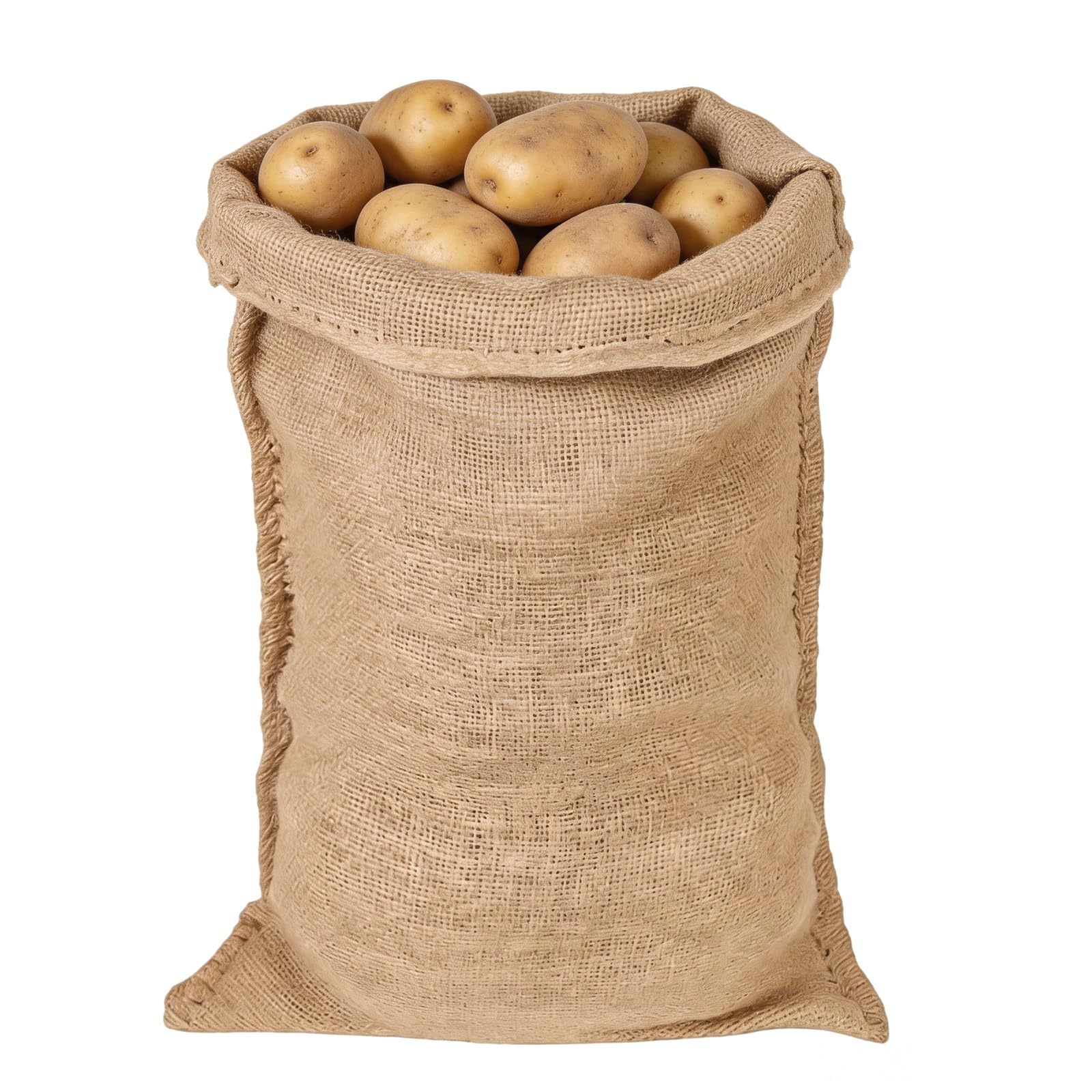 Hessian Bags Large 100x60cm, Potato Storage Bag Reusable Hessian Sacks Open-Top Burlap Sack for Potatoes Onions Vegetables Plants