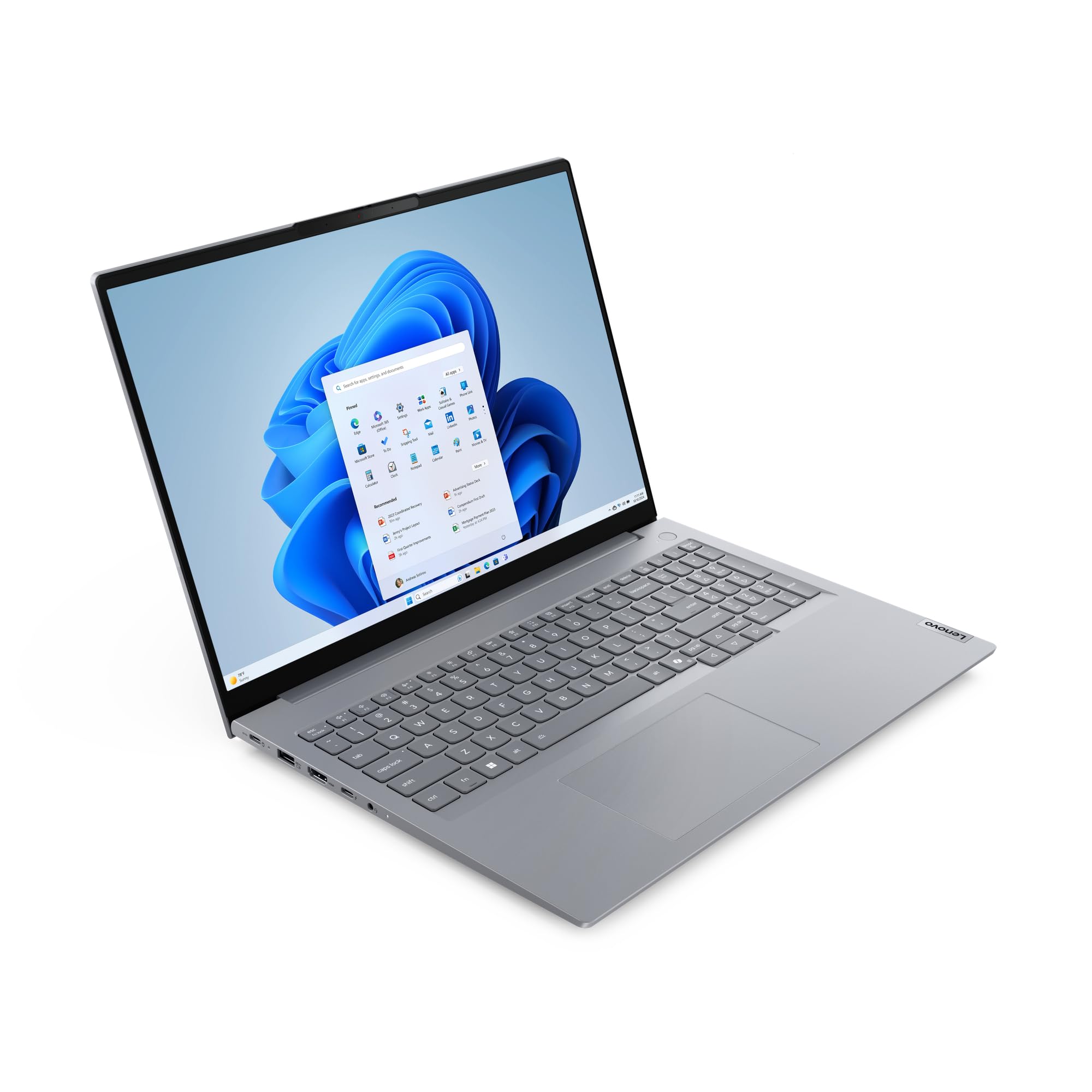 Lenovo ThinkBook 16 G8 IAL 21SK, Intel Core Ultra 5 225U, Computer portatile 16’’ WUXGA IPS, 32GB DDR5 RAM, 1TB SSD NVMe, Wi-Fi 6E BT5.3 [802.11ax], Windows 11 Pro edu Italiano