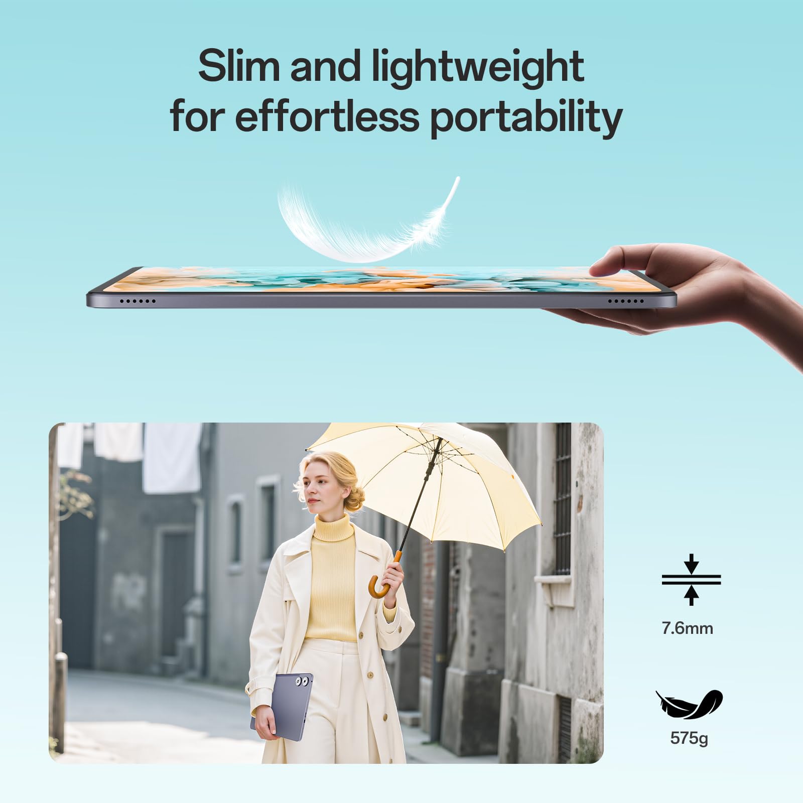 SVITOO Tablette 12 Pouces, Android 16, Écran Large 2K Full HD (2000 x 1200), 30 Go RAM (4+26) + 128 Go ROM, Octa-Core, Appareil Photo 13+5 MP, 8000 mAh, Widevine L1, Wi-FI 2,4G/5G, BT 5.0, GPS