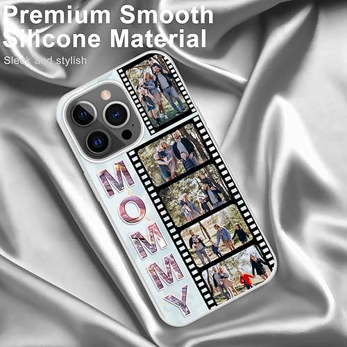 Miniatura 34 de Fundas de teléfono personalizadas para papá y niños, huellas compatibles con iPhone 15, 14, 13, 12, 11 Pro Max, Samsung Galaxy S23 S22 S21 S20