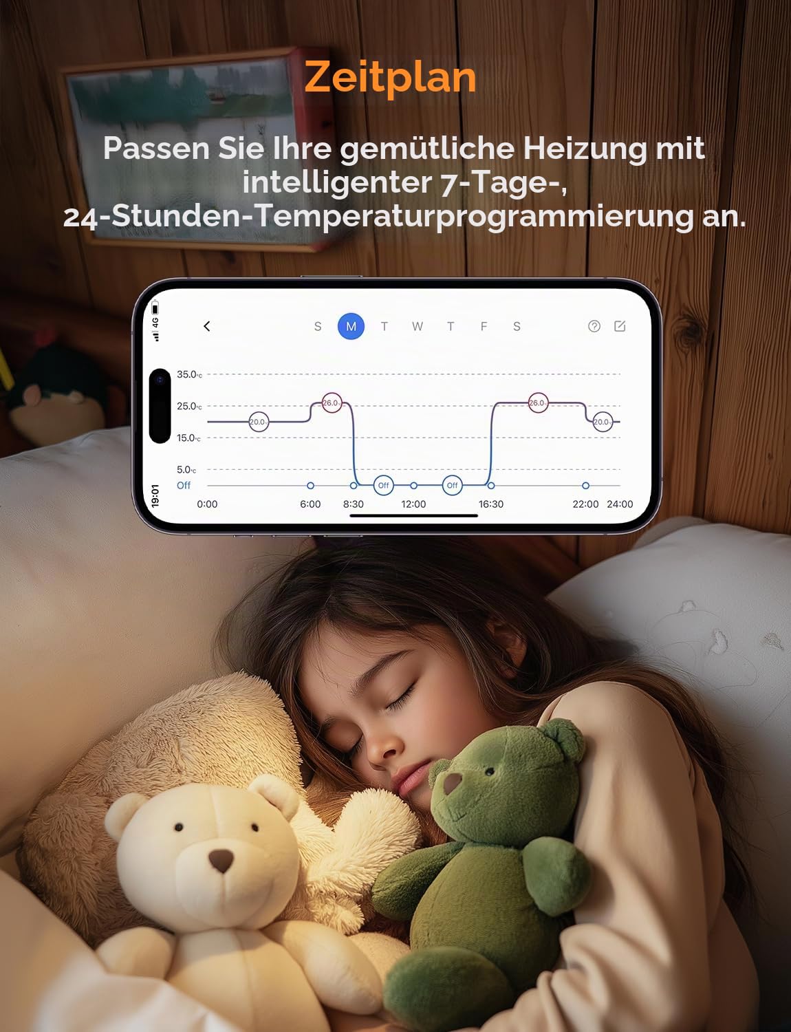 Refoss Smart Thermostat Elektrische Fußbodenheizung, WLAN Raumthermostat mit HomeKit, Alexa und Google, Digitaler Thermostat Heizung für Badezimmer und Wohnzimmer, Präzise Temperaturregelung