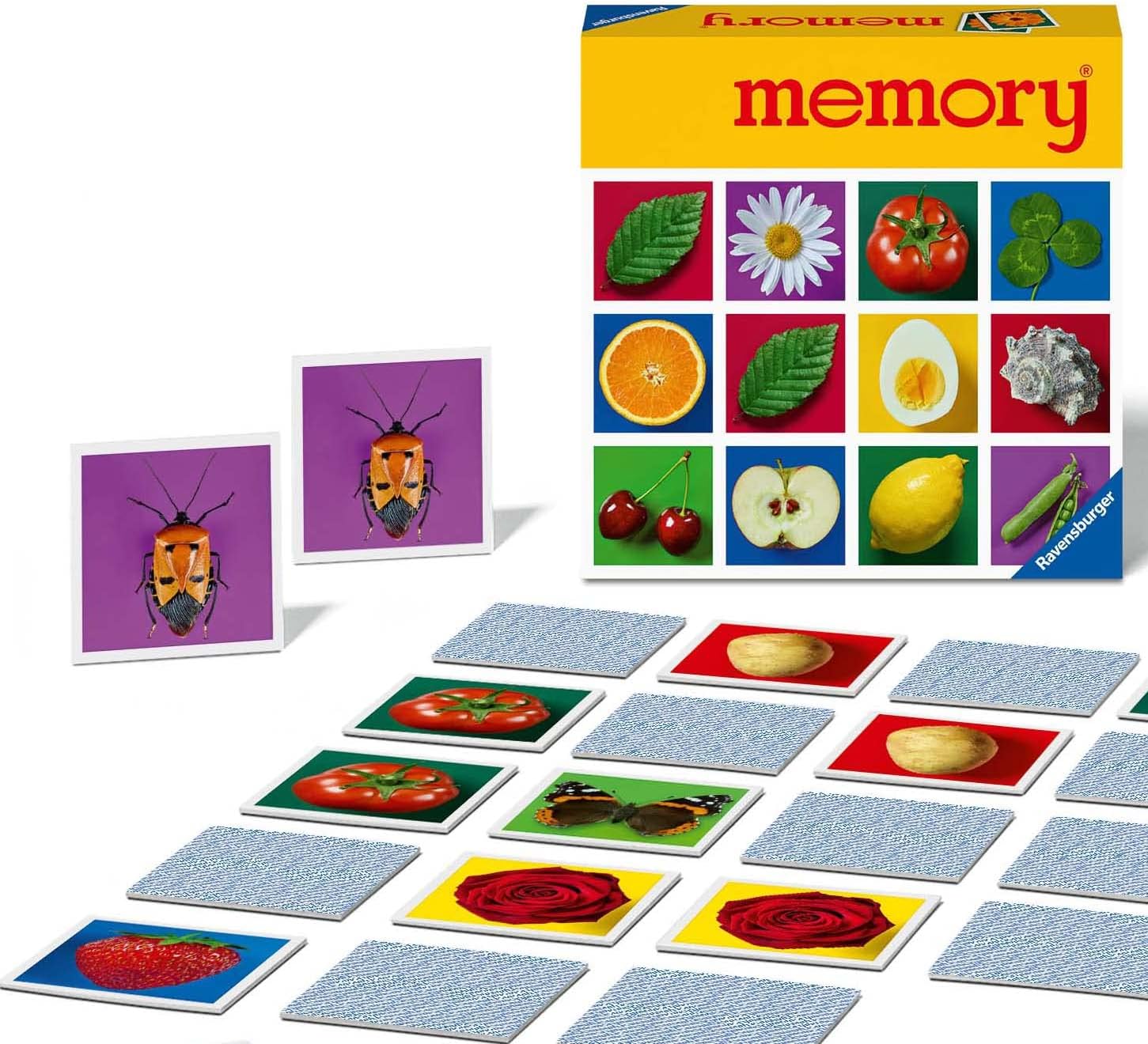 Ravensburger Classic Memory Game - Matching Picture Snap Pairs For Kids Age 6 Years Up