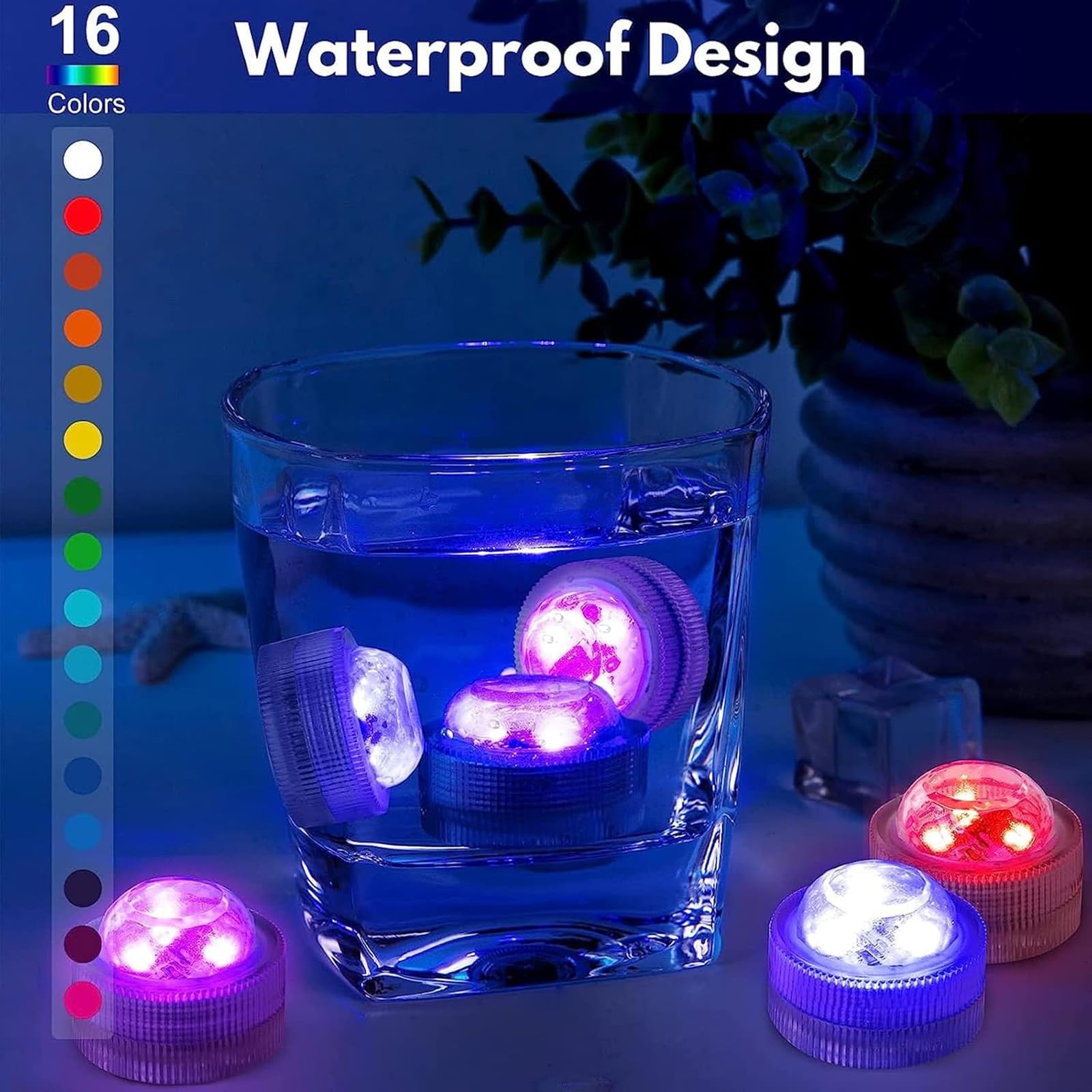 DAZZTIME Lampe Flottante Piscine,2 Pièces Boule Lumineuse Piscine Flottante,Plage Gonflable À LED,Ballon de Plage Gonflable,pour Fête,Maison,Errasse