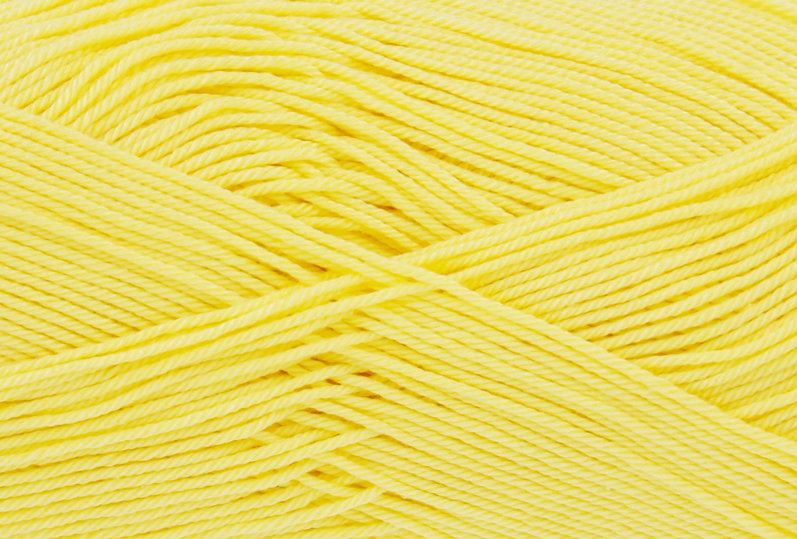 King Cole Giza Cotton 4 Ply 50g Knitting Crochet Yarn (Yellow 2206)