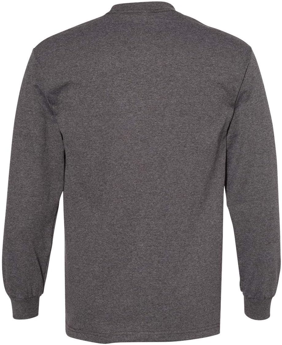 Alstyle Men's 6.0 oz, 100% Cotton Long-Sleeve T-Shirt - Image 2