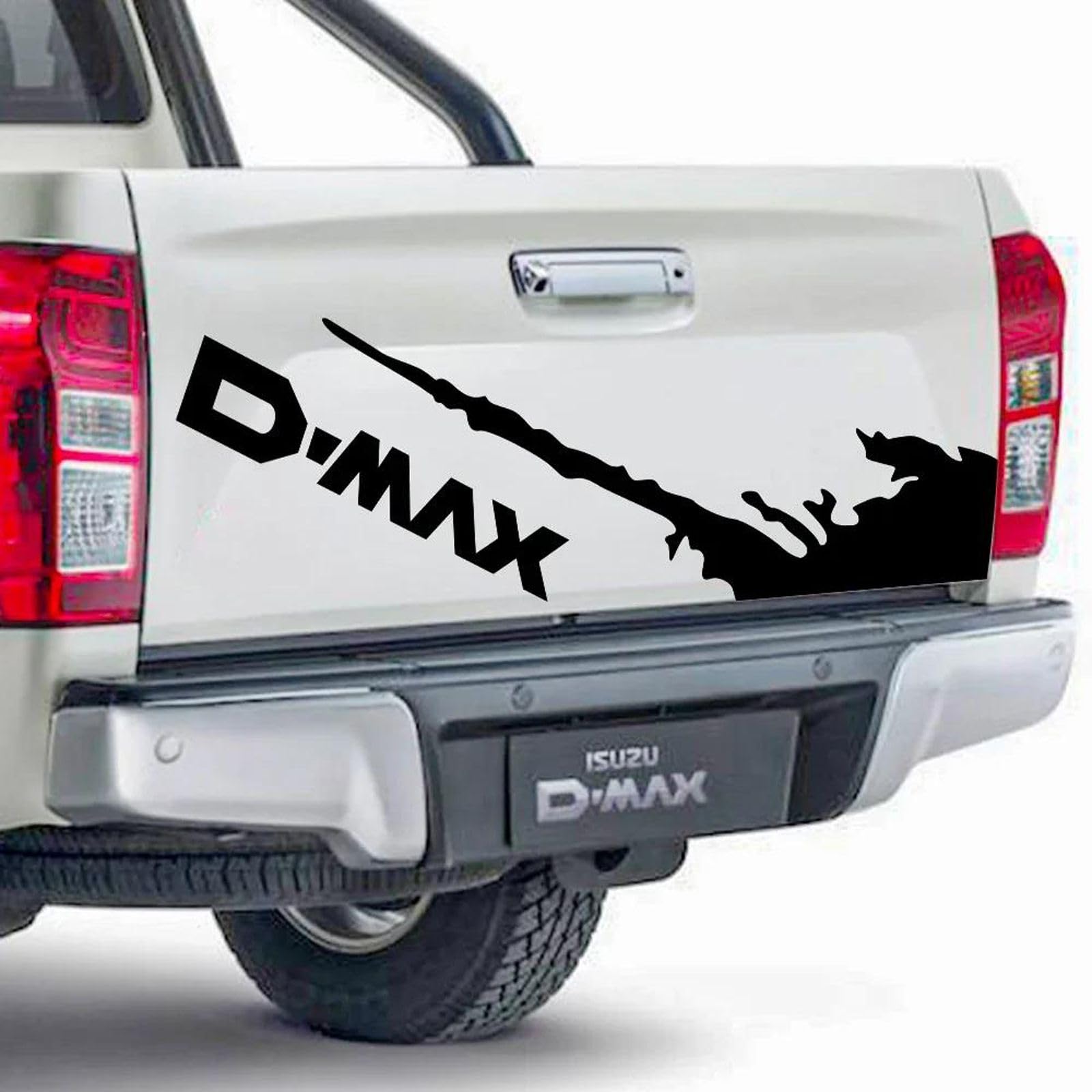 Sticker* 4 x 4 DIFF - LOCK For Attached Rear Body ISUZU D-MAX pickup truck 20-21