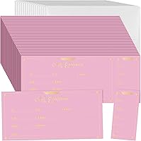 Vista 9 de Nuanchu 100 juegos de certificados de regalo para negocios, certificados de regalo en blanco de Navidad, tarjetas de vales, tarjetas de cupones