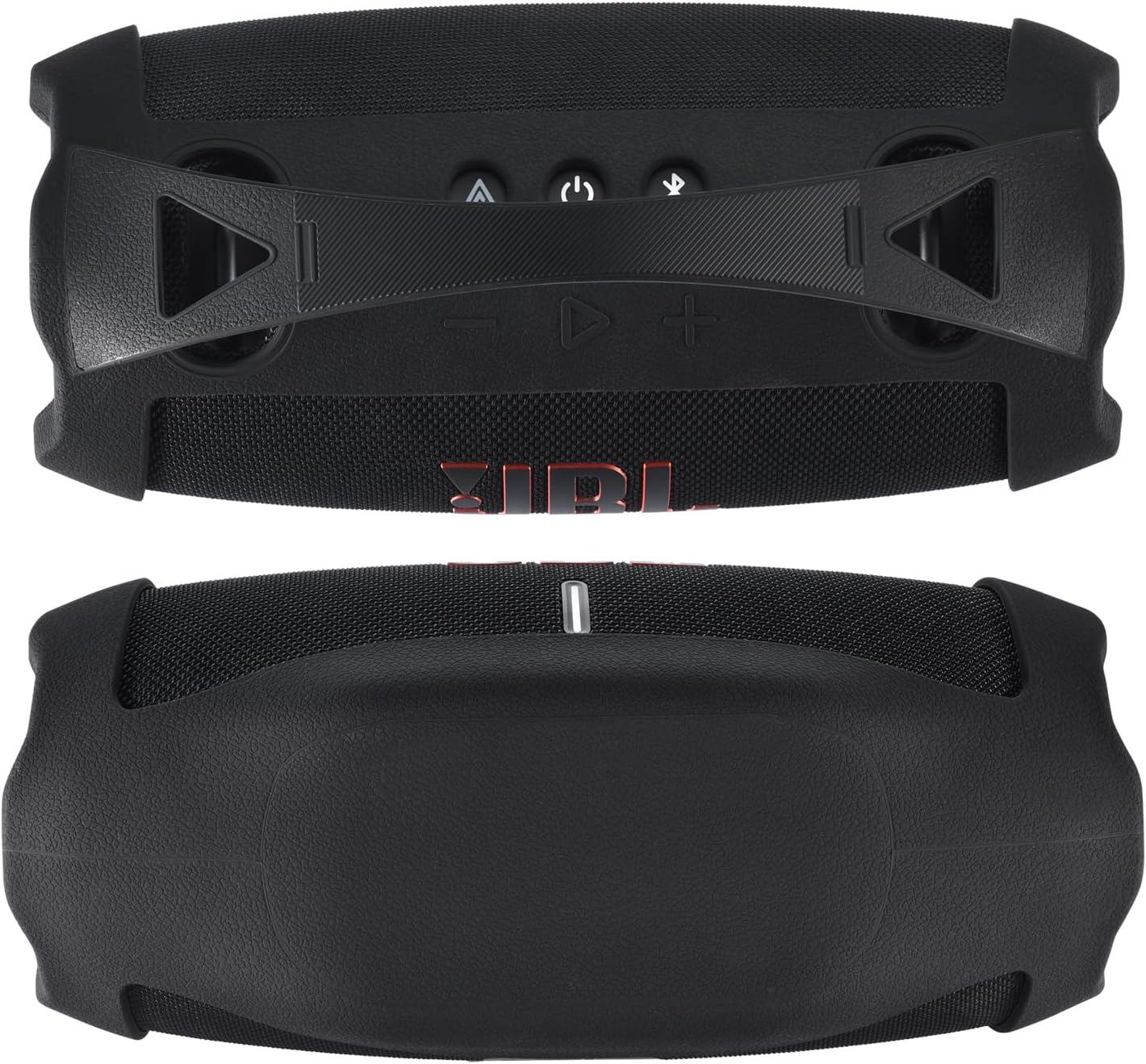 Case w/Handle Strap for JBL Xtreme 4 Portable Bluetooth Speaker,Carrying Silicone Cover Travel Accessories Compatible with JBL Xtreme 4(Black) - Image 5