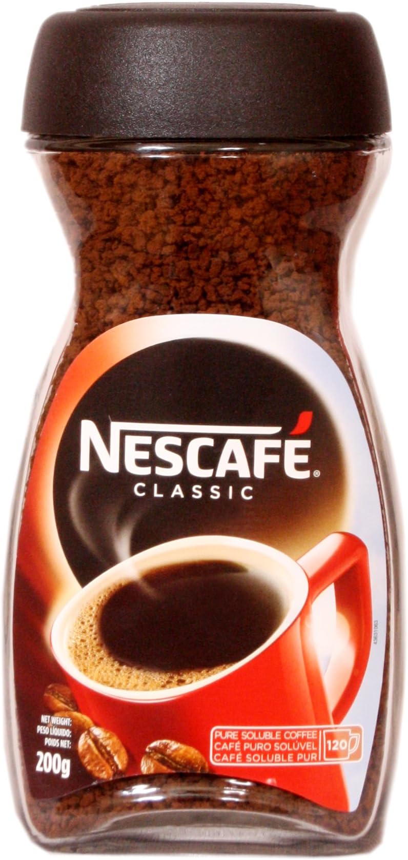 Classic Pure Soluble Granule Coffee Jar, 200G - Pack Of 2