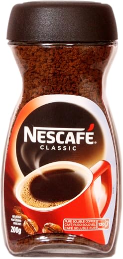 Nescafe Classic Pure Soluble Coffee Jar (Imported), 200 Gram, Granule