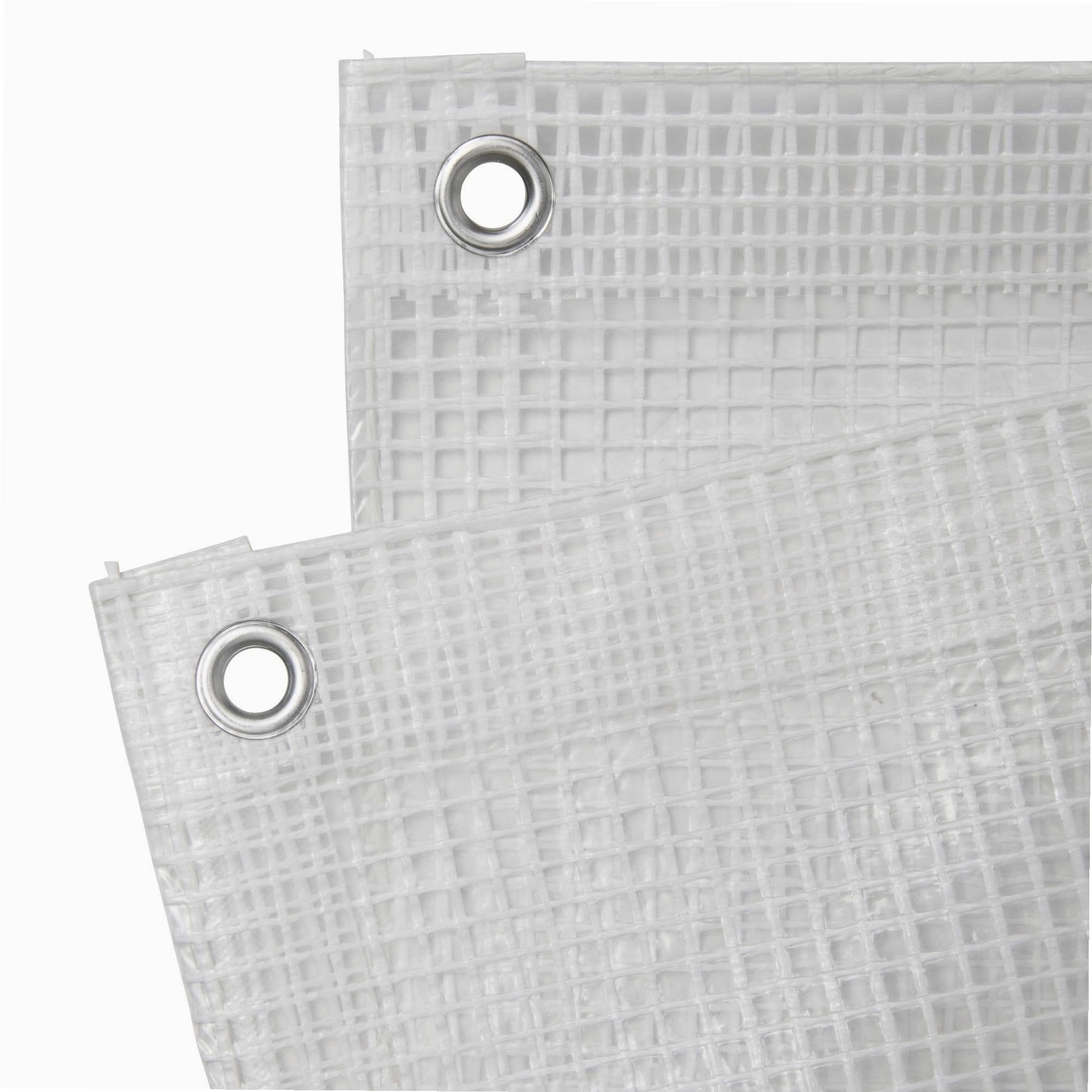 WERKA PRO Bâche 160 g/m² Polyéthylène Armé Ø4 4 x 6 m Transparente