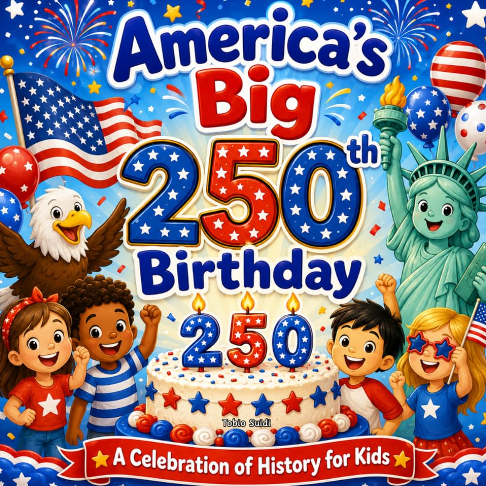 America's Big 250th Birthday: A Celebration of History - Fun Facts, Activities & Coloring for Kids Ages 4–8