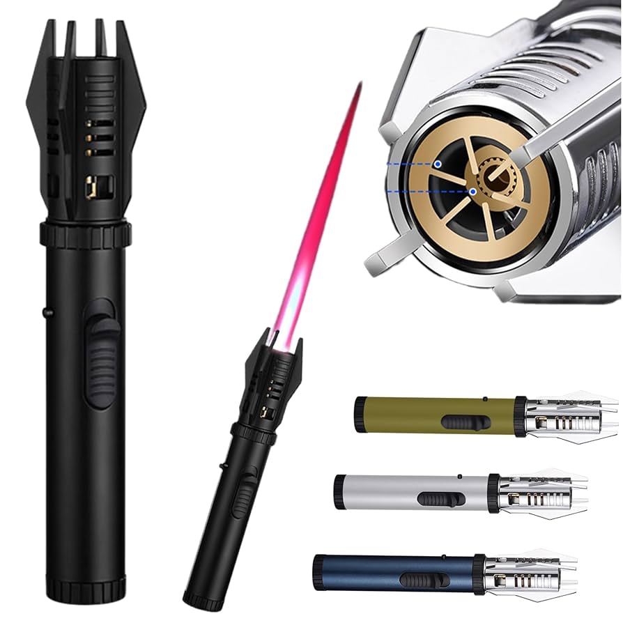 Amazon.co.jp: ライトセーバー防風ライター、キャンプ用ライター