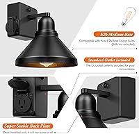 Vista 4 de Brightever Luces de pared para exteriores con sensor de movimiento, luces de porche del atardecer al amanecer, apliques de pared para exteriores