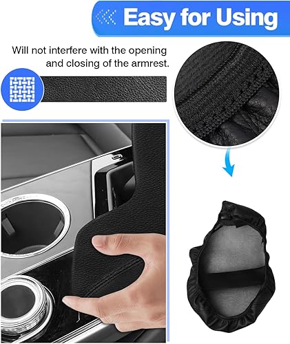 Miniatura 5 de Autorder Funda de consola central para Cadillac Lyriq 2023-2025 2026, accesorios para reposabrazos, antiarañazos, almohadilla de consola media,