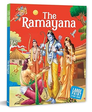 LARGE PRINT STORY BOOK THE RAMAYANA (PAPER BACK)