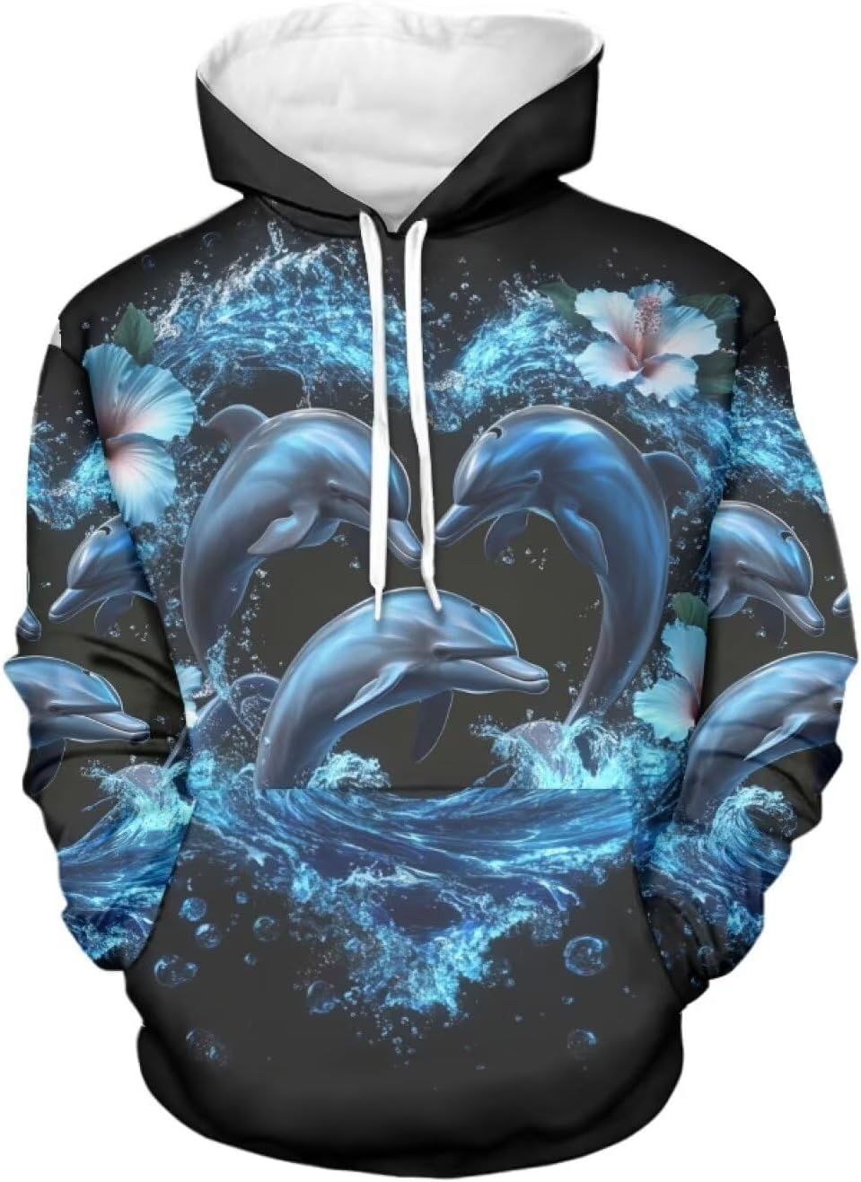 Dolyues Womens Hoodie Cute Graphic Hoodies for Women Pullover Fashion Long Sleeve Hooded Sweatshirt Teen Girls Hoodie Comfy