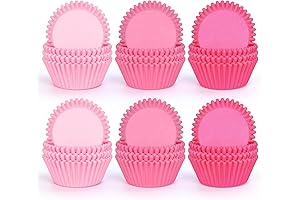 Whaline Hot Pink Cupcake Liners: Adorn Your Cupcakes with Vibrant Flair