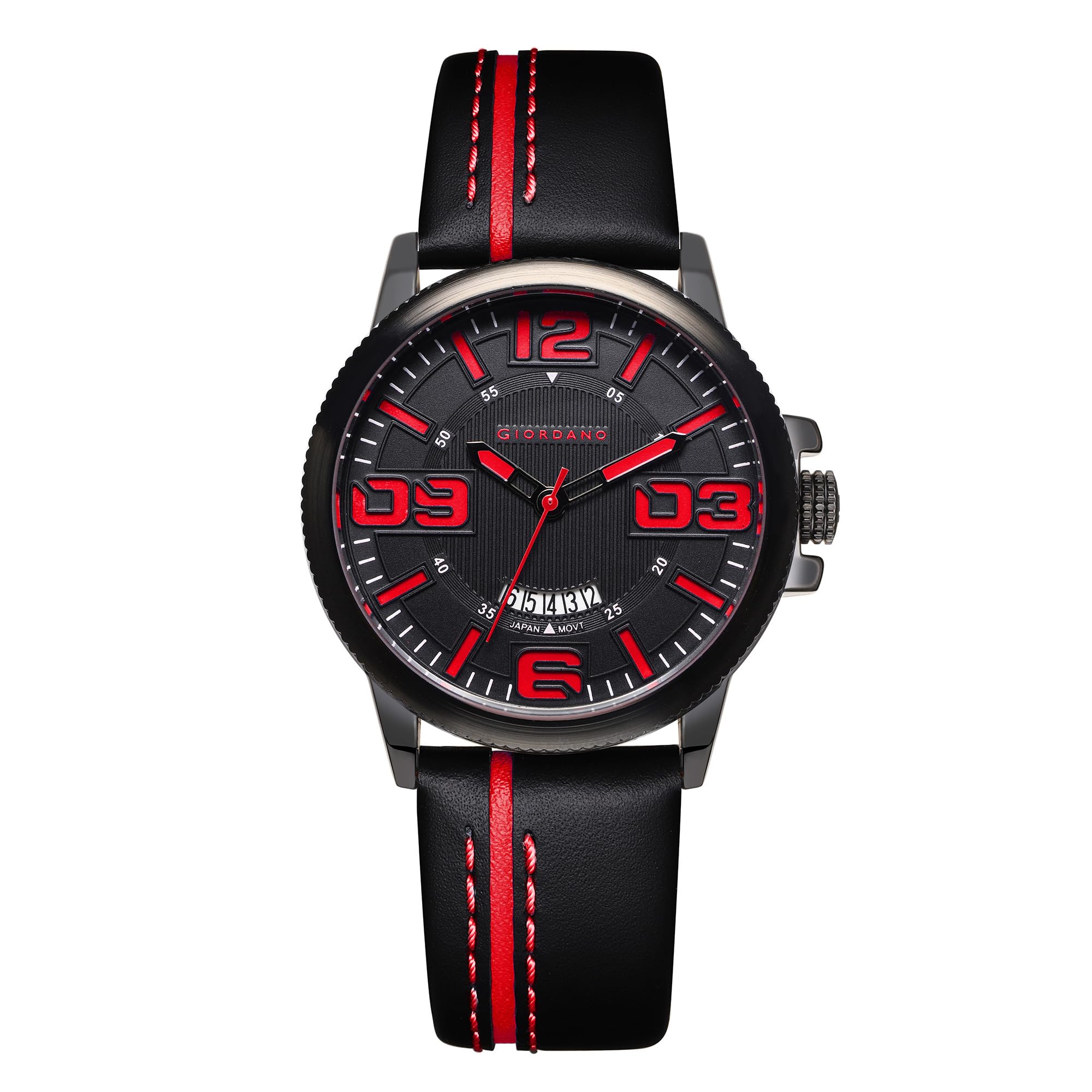 Giordano Analog Stylish Watch for Men Water Resistant Fashion Watch Round Shape with 3 Hand Mechanism Wrist Watch for Men & Boys to Compliment Your Look/Ideal Gift for Male - GZ-50053 (B0C742KQT2) Amazon Price History, Amazon Price Tracker
