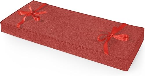 ROFIELTY Cojín de banco de 31 pulgadas, cojines de banco duraderos para muebles de interior, cojín de asiento antideslizante para ventana de