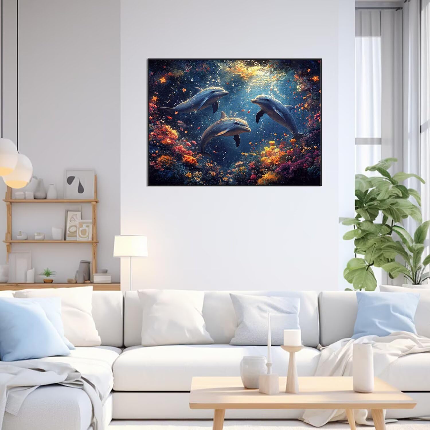 Puzzle 3000 Pezzi delfini Puzzle Adulti, Gioco Educativo, n-246 | Jigsaw Puzzles piante, Impossibile Difficile Sfida, Classici Gioco Familiare, Giochi Divertenti, Idee Regalo