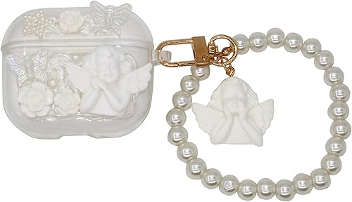 Miniatura 4 de Rose Angel - Funda para auriculares compatible con AirPod de 3 generación