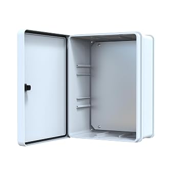 YAVUZ Abs Panel 30 x 40 x 17 cm Base Sheet IP65 Plastic Panel Mounting Plate Electrical Box Panel Shockproof Outdoor Enclosure Box ABS Panel POLY 023