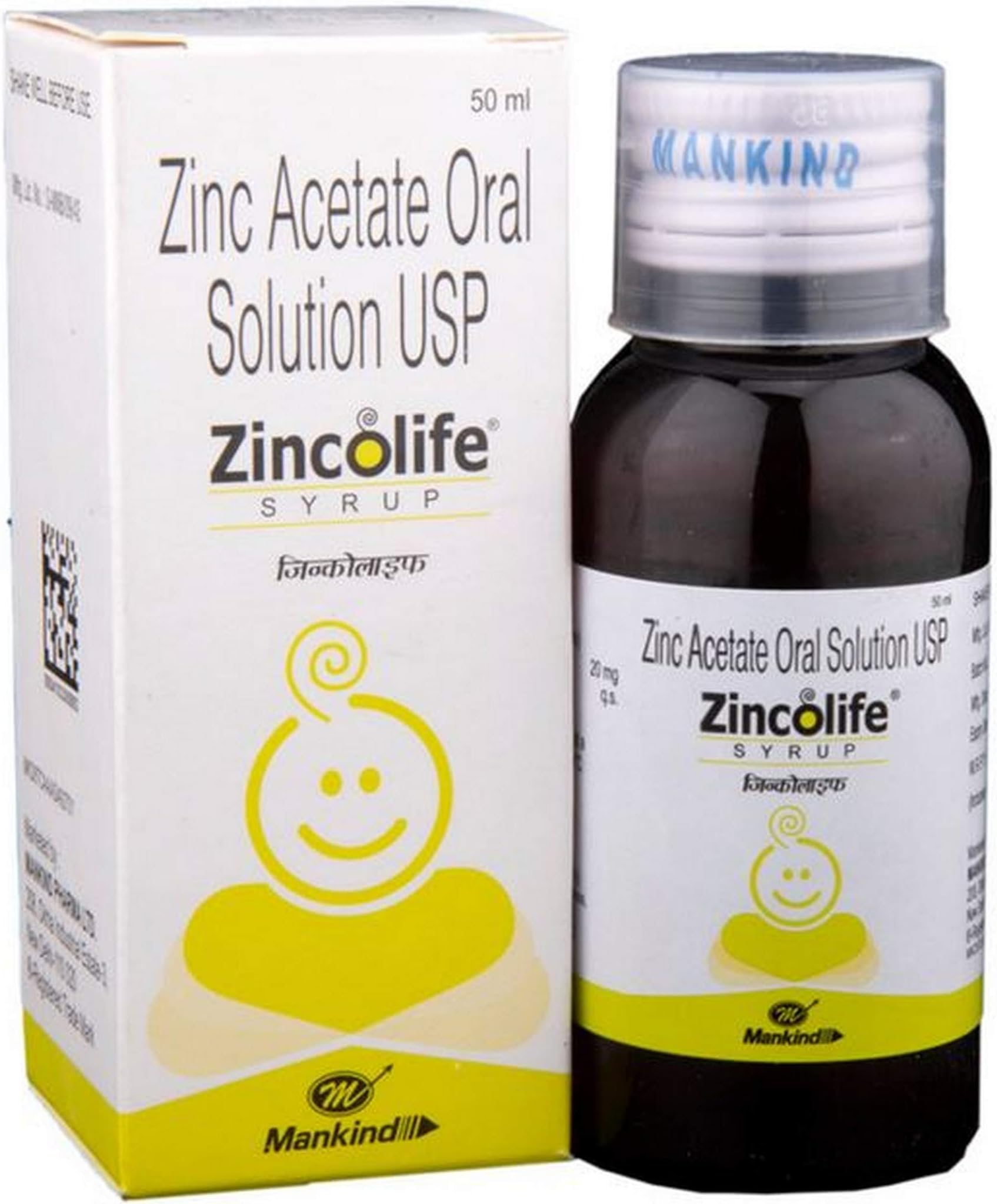 Zincolife - Bottle of 50 ml Syrup