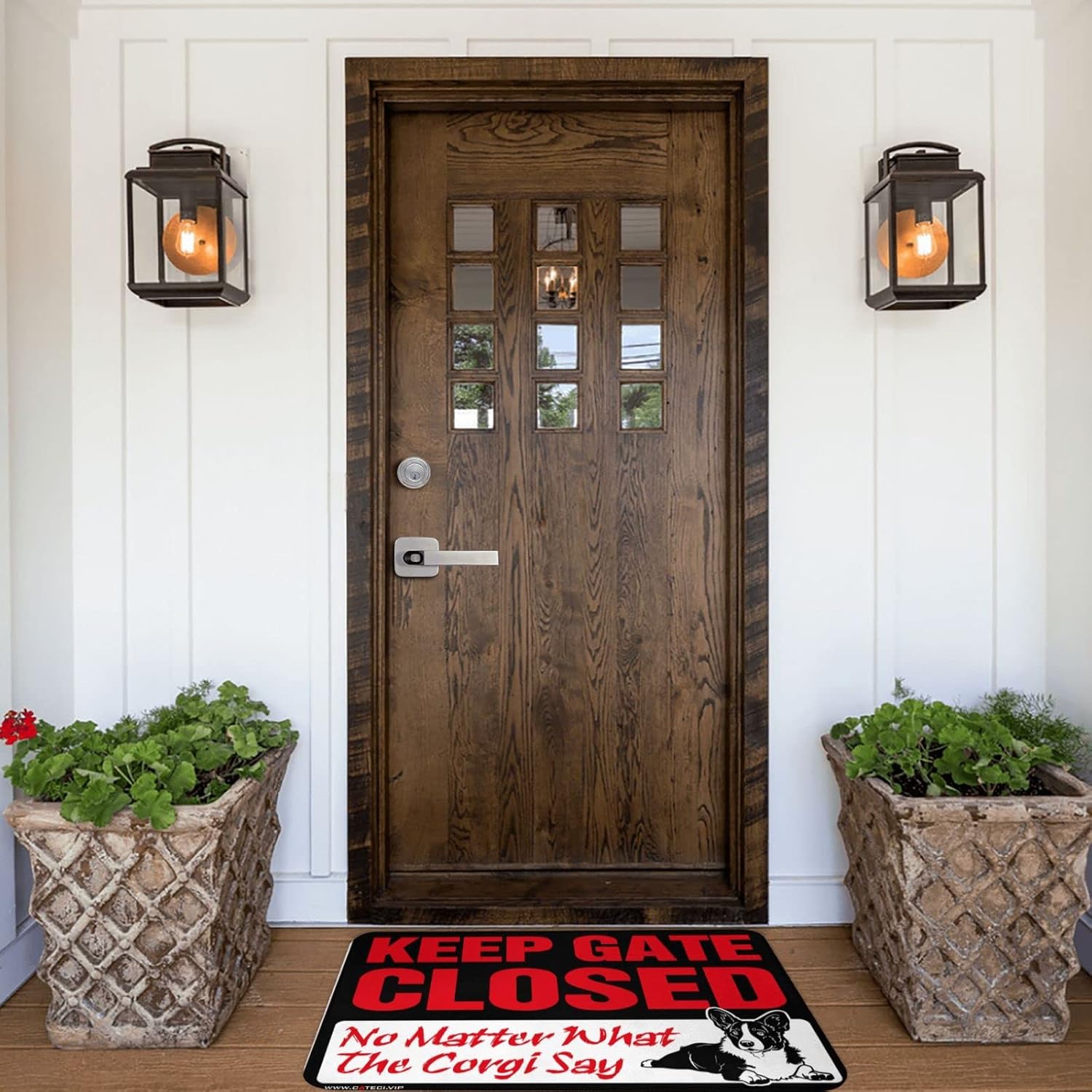 Bedroom Door Decorations Keep Gate Closed Noter What The Corgi Say Rug Decor for Bedroom Farmhouse Bathroom Mats(Size:65X90CM), BMPBBOTLB-65X90CM