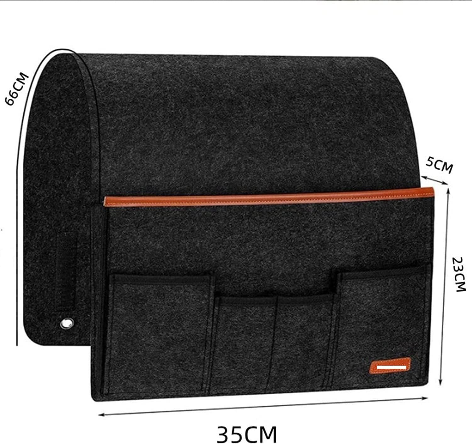 Bolsa de almacenamiento para reposabrazos de silla de sofá, Organizador de reposabrazos for silla de sofá con 5 bolsillos, soporte for mando a distancia, bolsa de almacenamiento for sofá reclinable(Co