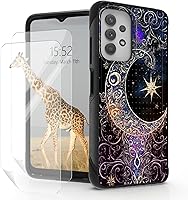 Vista 21 de Funda para Samsung Galaxy A23 Galaxy A13 4G/5G, Galaxy A04, Galaxy A04S, Galaxy A32 5G, con 2 protectores de pantalla, funda protectora híbrida